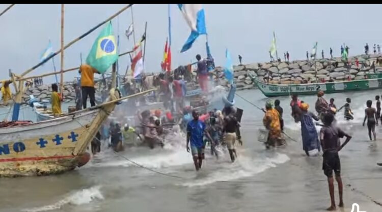 71 Ghanaian Fishermen Taken Hostage at Sea rescued by GAF.