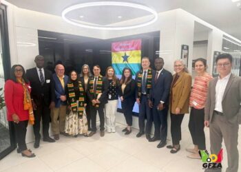 GFZA Deputy CEO (Operations) Latif Apau Engages Perry Ellis in USA