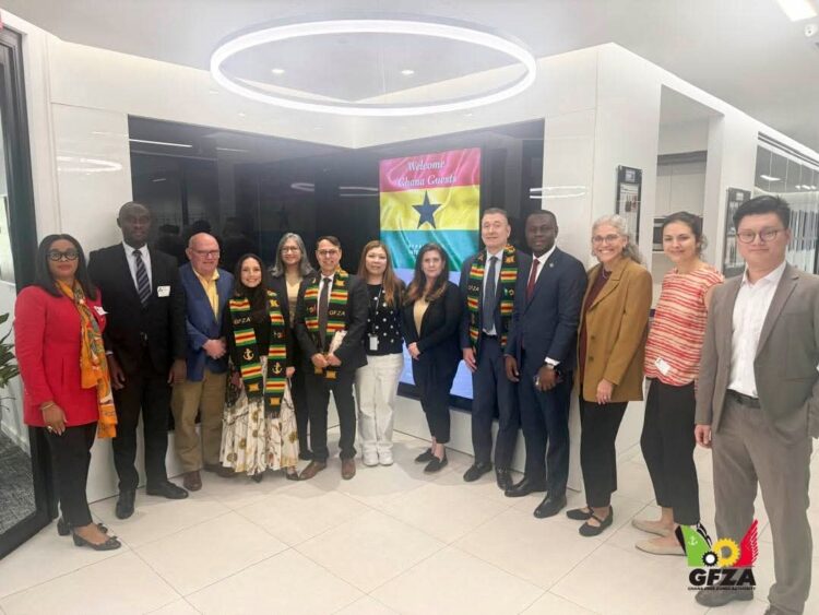 GFZA Deputy CEO (Operations) Lateef Wiredu Apau Engages Perry Ellis in USA