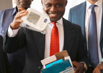 Health Minister Lauds GIZ for the Donation of Essential Medical Equipment under the–GIZ AYA CVD and Diabetes Initiative.