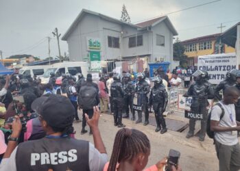 Ayawaso East By-Election Collation Begins as Anti-Riot Police Personnel Take Position