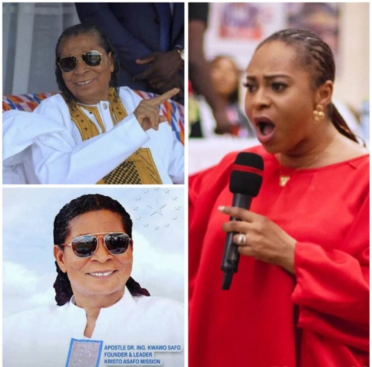 Adwoa Safo Accused of hiding Apostle Kwadwo Safo’s body from family as funeral nears