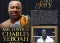 The Apagyahene, Adum Hene and the Kuffour Family Announce Funeral Arrangements of their Son Justice Charles Yeboah