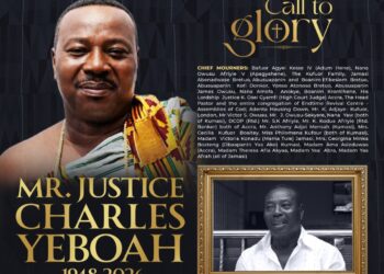 The Apagyahene, Adum Hene and the Kuffour Family Announce Funeral Arrangements of their Son Justice Charles Yeboah