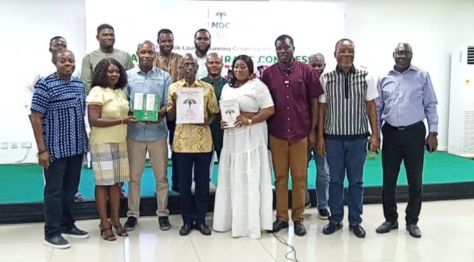 NDC Takes Delivery of a History Book Detailing Party’s Political Journey