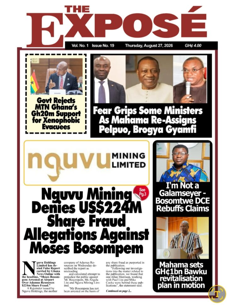 Find all Exclusive stories in the Exposé  Newspaper on senaradioonline.com