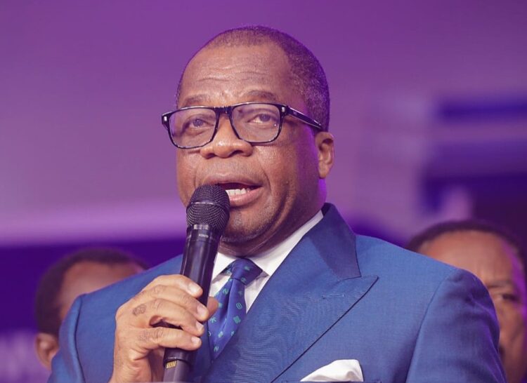 Assemblies of God Regional Superintendent Rev. Andrew Awìntia Congratulates Stephen Wengam on his Re-Election