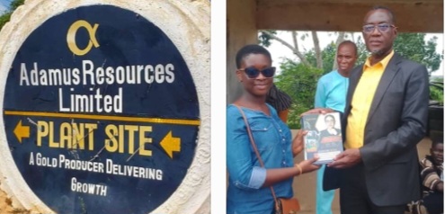 Adamus Resources Honours 100 Best B.E.CE Students in Ellembelle