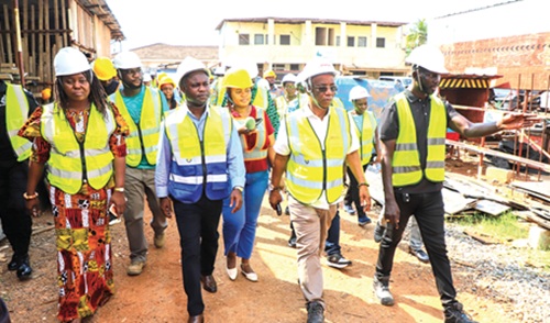 Health Minister Inspects Works at La General Hospital…Proposes 10%Emergency Bed Threshold