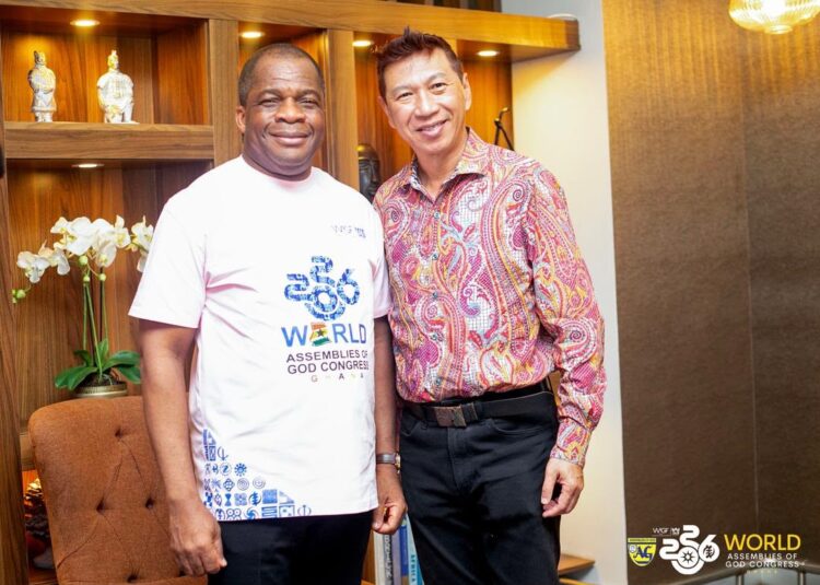 Assemblies of God Global Fellowship Chairman Arrives in Accra for the Assemblies of God Global Congress